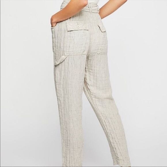NWT Free People Emerson Tapered Utility Pants - Picture 3 of 6